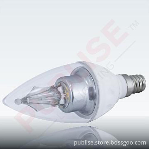 Unique Dimmable led c37 candle light without driver inside